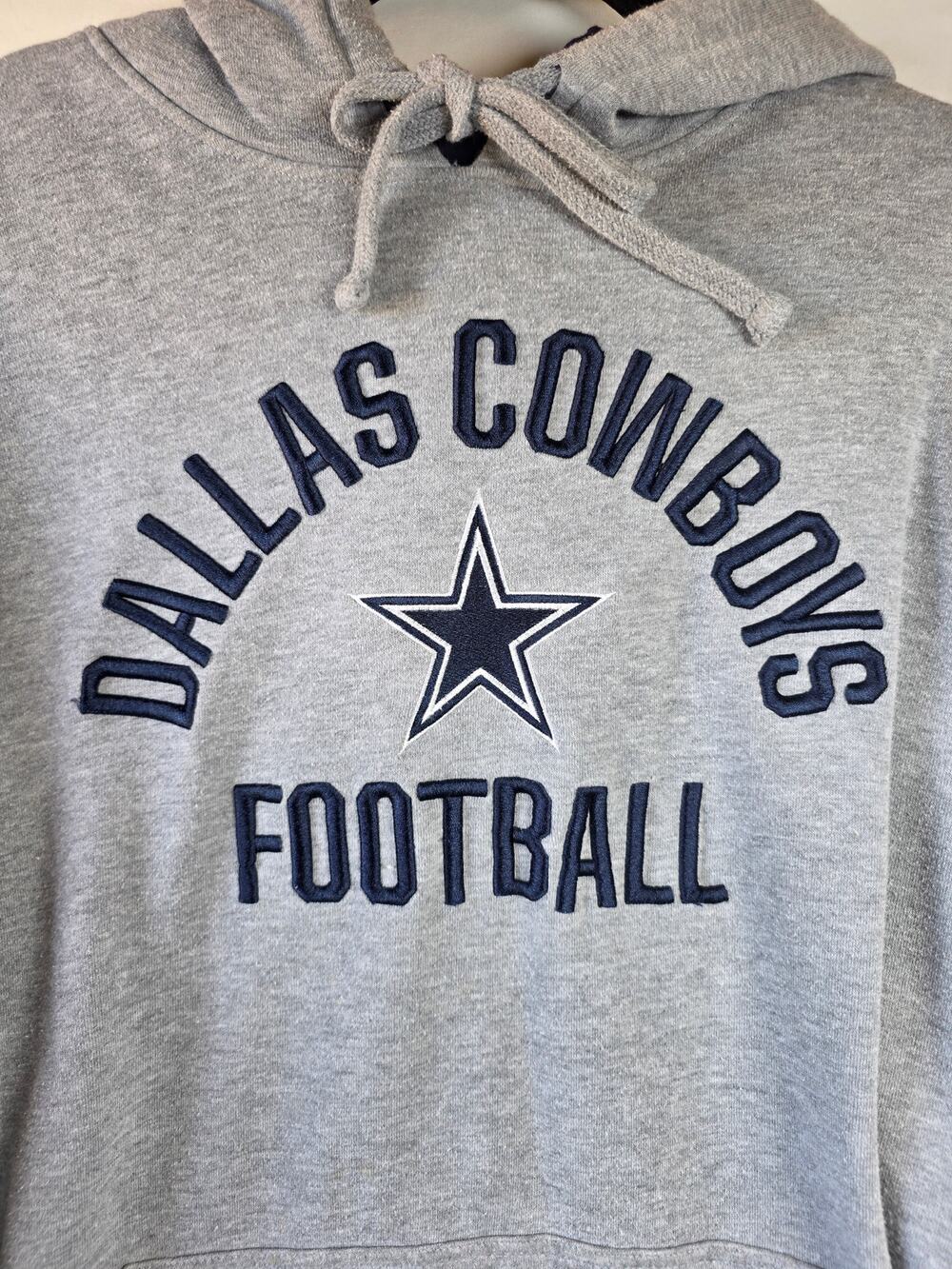 Dallas Cowboys Gray Graphic Pullover Hoodie Size XXL
